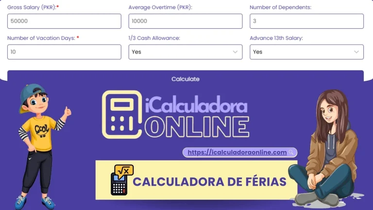 Calculadora de Férias